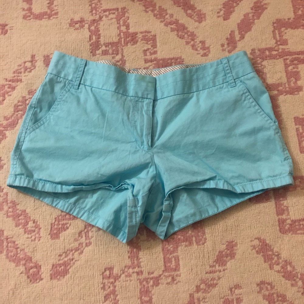 JCrew Chino Shorts Blue Size 8